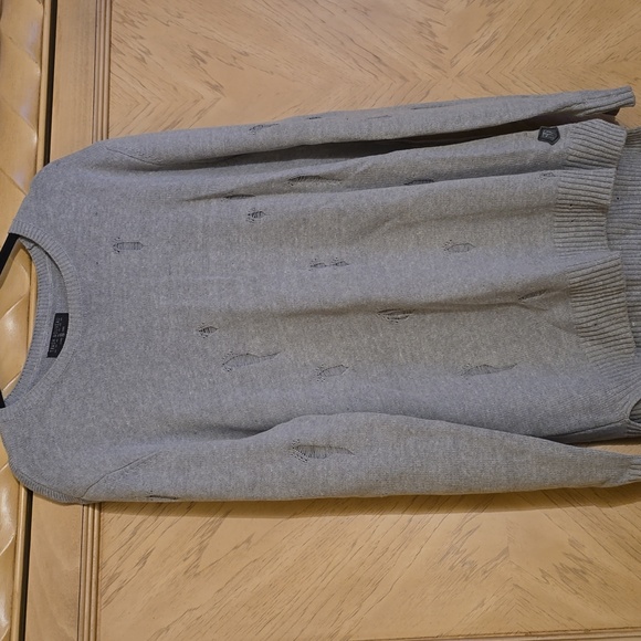 TRASH NOUVEAU Other - Trash Noveau XL Distressed sweater. Color Grey